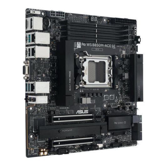 Scheda Madre ASUS PRO WS B850M-ACE SE B850 Socket AM5 DDR5 Micro ATX 2.5GbE PCIe 5.0 RAID