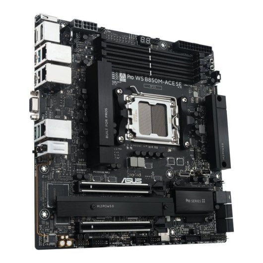 Scheda Madre ASUS PRO WS B850M-ACE SE B850 Socket AM5 DDR5 Micro ATX 2.5GbE PCIe 5.0 RAID
