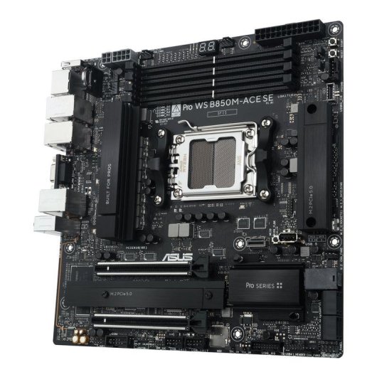 Scheda Madre ASUS PRO WS B850M-ACE SE B850 Socket AM5 DDR5 Micro ATX 2.5GbE PCIe 5.0 RAID