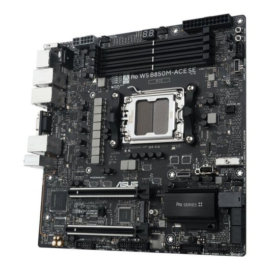 Scheda Madre ASUS PRO WS B850M-ACE SE B850 Socket AM5 DDR5 Micro ATX 2.5GbE PCIe 5.0 RAID