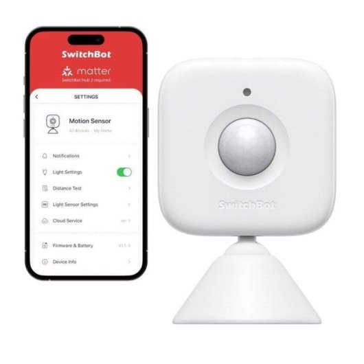 Sensor de Movimento SwitchBot W1101500 Bluetooth Interior Branco ABS