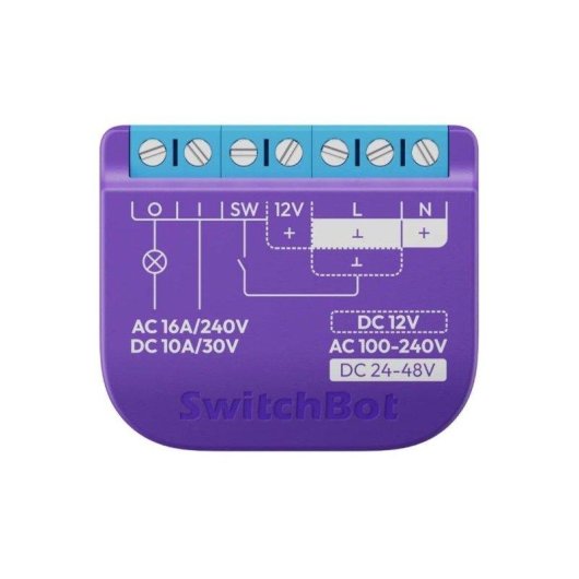 Interruttore intelligente SwitchBot Relay Switch 1 Wi-Fi Bluetooth Controllo vocale