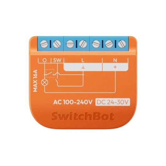 Interruttore intelligente SwitchBot Relay Switch 1PM Wi-Fi Bluetooth Controllo vocale e Statistiche consumo