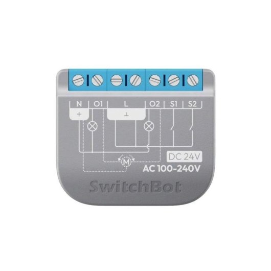 Interruttore intelligente SwitchBot Relay Switch 2PM Wi-Fi Bluetooth Controllo vocale e Statistiche