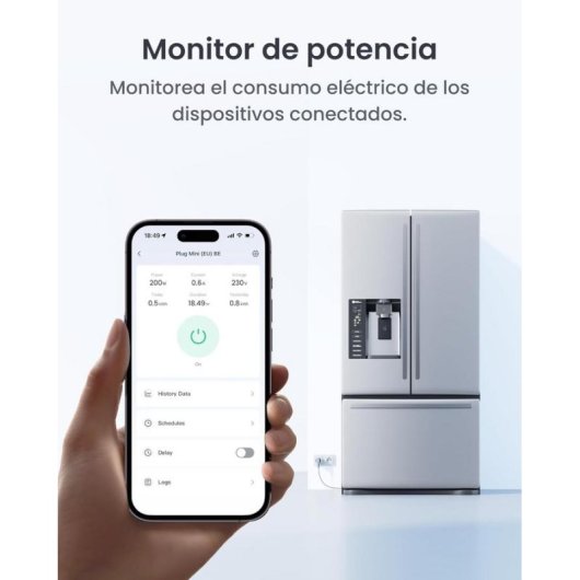 Tomada Inteligente SwitchBot W7732300 Wi-Fi Controle por voz e Estatísticas de consumo