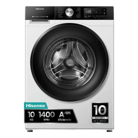 Máquina de Lavar Roupa Hisense WF3S1043BW1 10kg 1400rpm A Branco WiFi