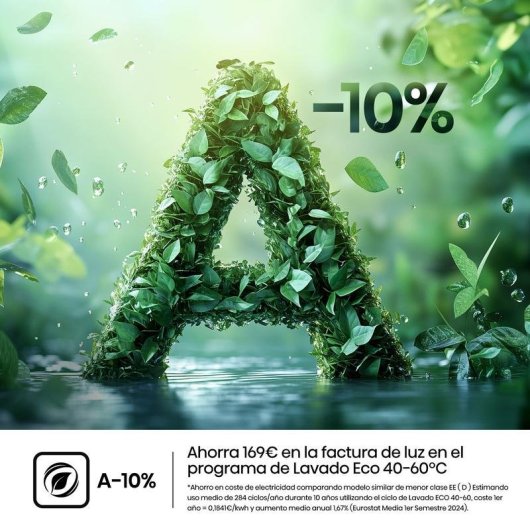 Máquina de Lavar Roupa Hisense WF3S1043BW1 10kg 1400rpm A Branco WiFi