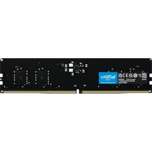 Mémoire RAM Crucial CT8G56C46U5T 8Go 1x8Go DDR5 5600MHz CL46 ECC XMP EXPO