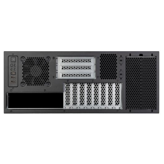 Torre ATX SilverStone RM47-502-I 4U Rack Servidor Acero Negro USB 3.2