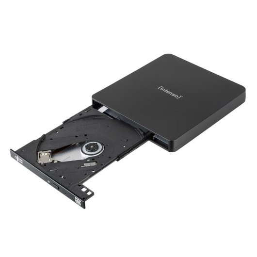 Grabadora DVD Intenso EOD 400D Slim USB 3.2 Negra para sobremesa y portátil