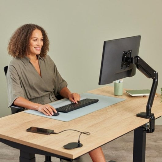 Multiprise Fellowes 100137177 1 prise Type F 2 USB-A/C 2 m Noir