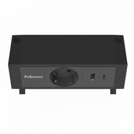 Multiprise Fellowes 100137172 1 Prise Type F 2 USB-A C 2 m Intérieur Noir