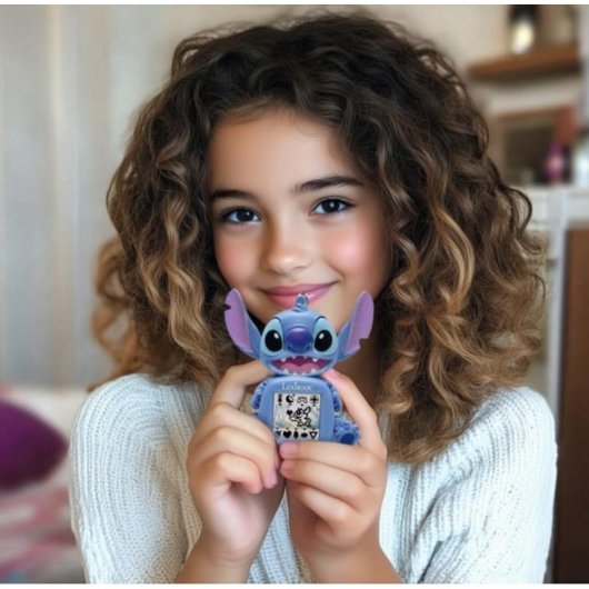 Console de jeu Lexibook Stitch écran couleur mini-jeux bleu