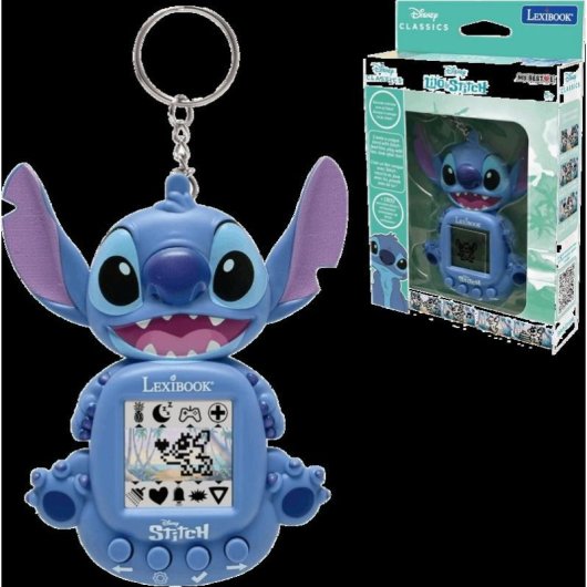 Console de jeu Lexibook Stitch écran couleur mini-jeux bleu