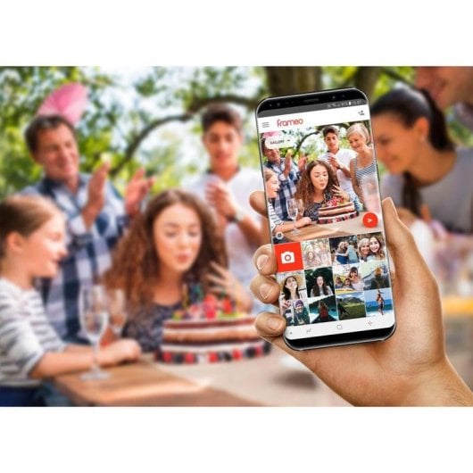 Cornice digitale DENVER PFF-1503 Bianco 15,6 IPS Wi-Fi 16GB MicroSD