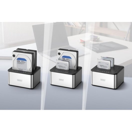 Docking station Digitus DA-71540-2 USB 3.0 Dual Bay Clonazione SATA3