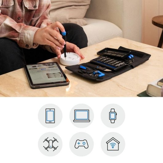 Kit d'outils iFixit Pro Tech Go 47 pièces compact portable