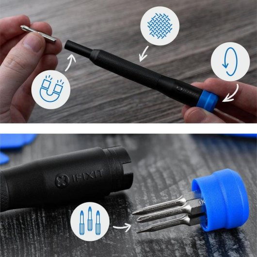 Kit d'outils iFixit Pro Tech Go 47 pièces compact portable