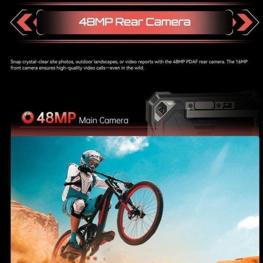 Tablet Cubot Tab KingKong S WiFi + 4G 10,1" 6GB 256GB Negra