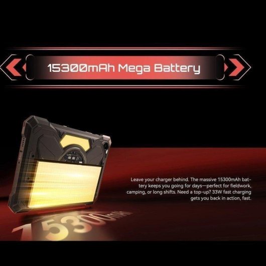 Tablet Cubot Tab KingKong S WiFi + 4G 10,1" 6GB 256GB Negra