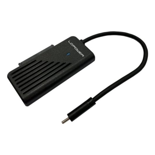 Adaptateur LC-Power LC-ADA-USB-SATA-NVME USB-C SATA NVMe 10 Gbit/s Noir