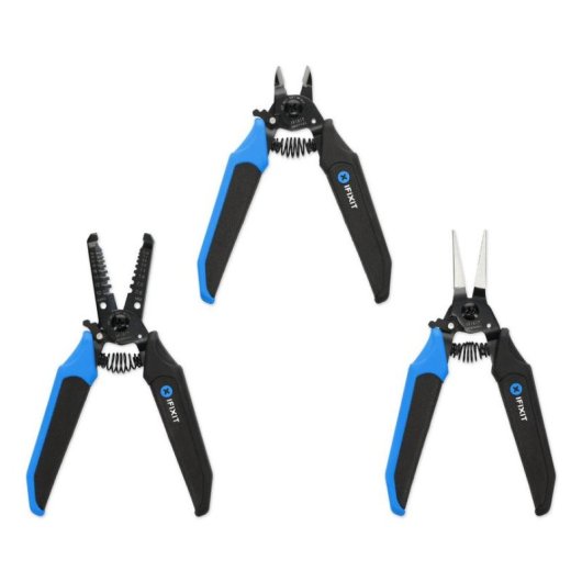 Pince iFixit IF145-550-1 Noir Bleu Set Ergonomique 3 pièces