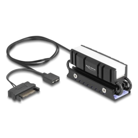 Dissipatore SSD Delock 18460 ARGB alluminio rame per M.2 2280