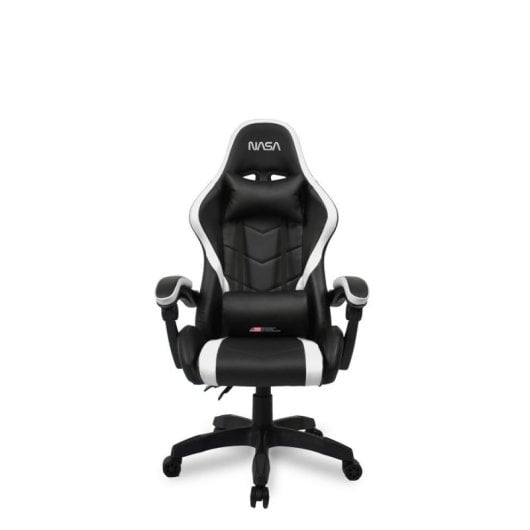 Chaise gaming Nasa Orion dossier réglable noir blanc 120 kg