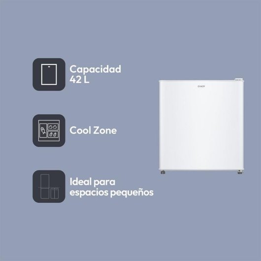Frigorífico Mini Candy CHASD4351EWC Defrost 51cm 42L E Branco Alarme