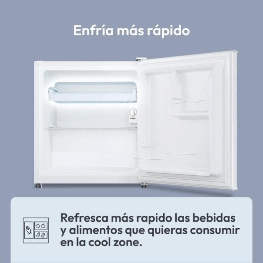Frigorífico Mini Candy CHASD4351EWC Defrost 51cm 42L E Branco Alarme