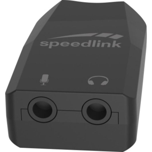 Carte son Speedlink Vigo USB compacte stéréo entrée sortie 3,5 mm
