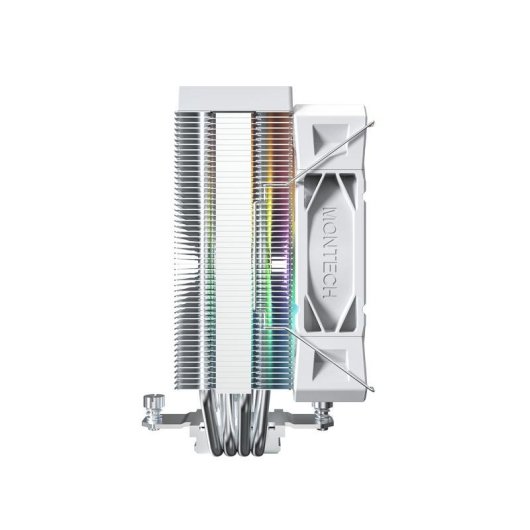 Refrigeración Aire Montech Socket LGA1700/AM5 120mm NX400 ARGB Blanco 4 Heatpipes