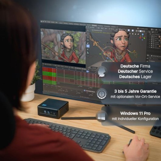 Mini PC FutureNUC Pro NUC 13i5HP Intel Core i5-13420H 16GB 512GB SSD Iris Xe Windows 11 Pro Thunderbolt 4