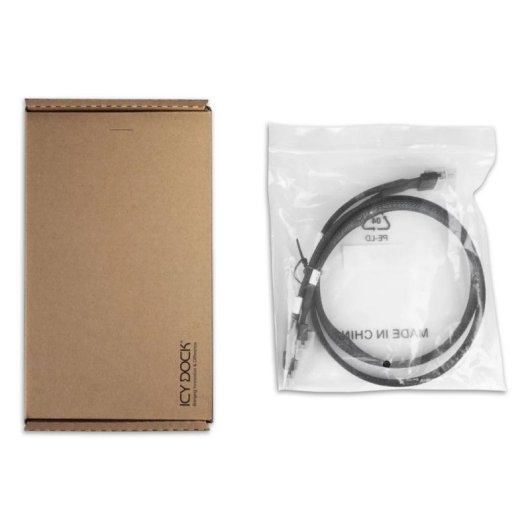 Cable Icy Dock MB306L-B SlimSAS 8i vers 2x SlimSAS 4i 0,5 m