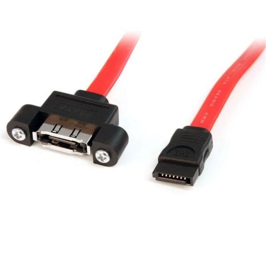 Cable StarTech ESATAPNLFM1 SATA vers eSATA Montage Panneau 30 cm Rouge