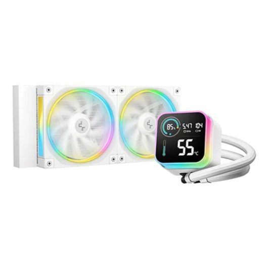Refrigeración Líquida DeepCool LQ240 White 240mm 2 Lüfter RGB
