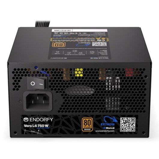 Fuente de Alimentación Endorfy Vero L6 750W Certification 80 PLUS Bronze ATX