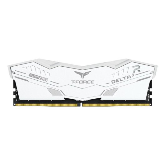 Mémoire RAM Team Group T-Force Deltaα RGB 32Go 2x16Go DDR5 6000MHz CL30 AMD EXPO Blanc