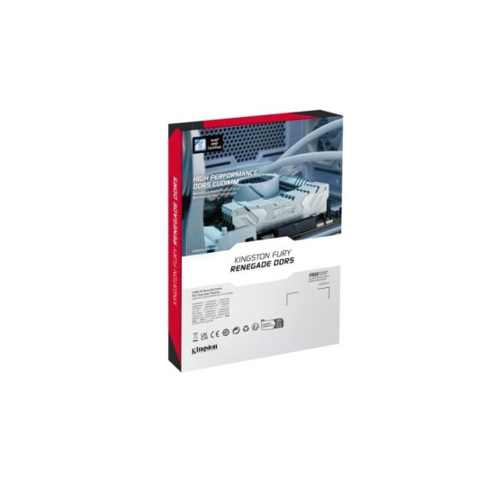 Memoria RAM Kingston FURY Renegade 24GB 1x24GB DDR5 8800MHz CL42 Intel XMP Blanco