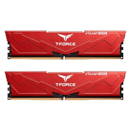 Mémoire RAM Team Group VULCAN 32Go 2x16Go DDR5 6000MHz CL30 XMP Rouge