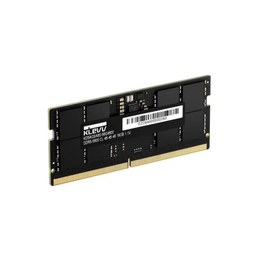 Mémoire RAM Klevv SO-DIMM 16Go 1x16Go DDR5 5600MHz 262-pin Portable