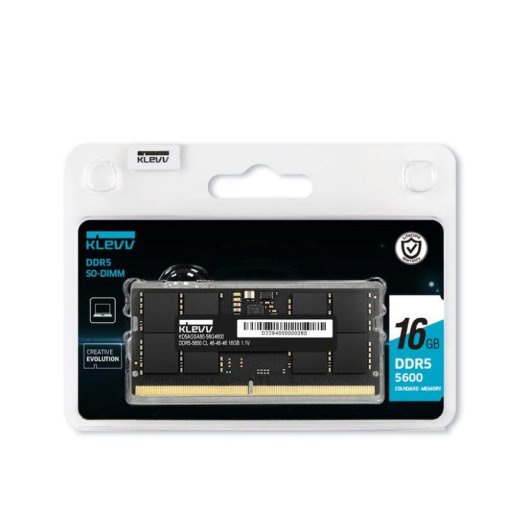 Mémoire RAM Klevv SO-DIMM 16Go 1x16Go DDR5 5600MHz 262-pin Portable