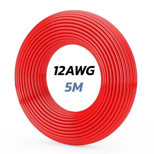 Cable eWheel EWM331 rojo 12 AWG 5 m alta capacidad