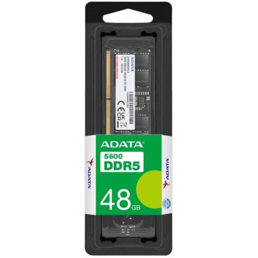 Mémoire RAM Adata AD5S560048G-S 48Go 1x48Go DDR5 5600MHz CL46 SO-DIMM Noir