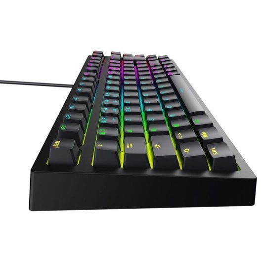 Clavier Designed by GG Red Blade 75 compact switches Red Blood RGB AZERTY Français