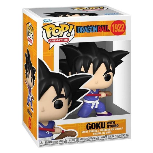 Figura Funko Goku con Nyoibo Dragon Ball vinile 12,7 cm