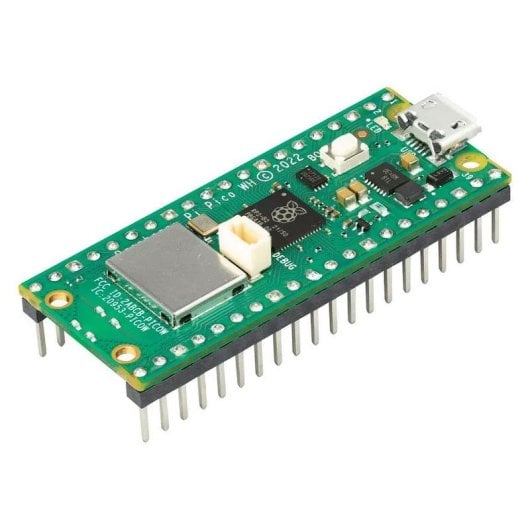 Placa Base Raspberry Pi Pico WH Doble Núcleo 264 KB RAM Wi-Fi N