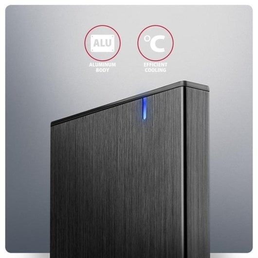 Caixa Externa Axagon EE25-XA6C 2.5 polegadas Alumínio Preto USB-C UASP
