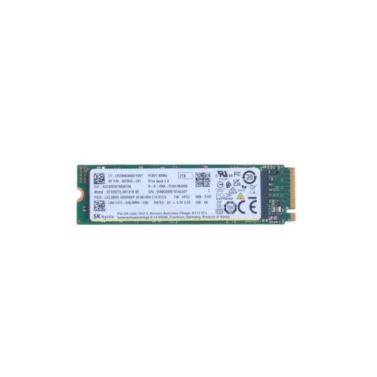 Disco Duro HP B8BD7AA 2TB SSD M.2 PCIe 4.0 NVMe Haute Vitesse