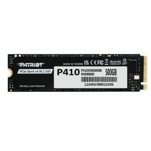 Disco Duro Patriot P410 500GB M.2 SSD PCIe 4.0 5000MB/s NVMe